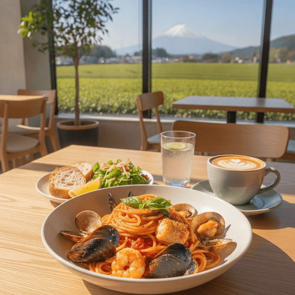 静岡のペスカトーレランチが格別!カフェで味わう新体験ガイド